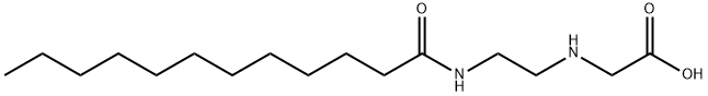 N-[2-[(1-oxododecyl)amino]ethyl]glycine Structure