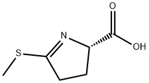 2H-Pyrrole-2-carboxylicacid,3,4-dihydro-5-(methylthio)-,(S)-(9CI) Structure