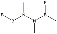 Hydrazine, 1,2-bis(fluoromethylboryl)-1,2-dimethyl- Structure