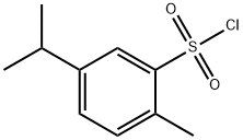 5-이소프로필-2-메틸벤젠-1-술포닐염화물 구조식 이미지