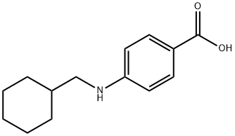 N-CYCLOHEXYLMETHYL-P-AMINOBENZOIC ACID Structure