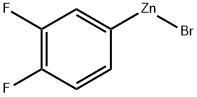 3,4-DIFLUOROPHENYLZINC BROMIDE 구조식 이미지