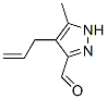 1H-Pyrazole-3-carboxaldehyde, 5-methyl-4-(2-propenyl)- (9CI) 구조식 이미지