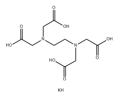 N,N'-ethylenebis[N-(carboxymethyl)aminoacetic] acid, potassium salt  Structure