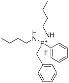 benzyl-bis(butylamino)-phenyl-phosphanium iodide Structure