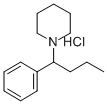 1-(1-Phenylbutyl)piperidine hydrochloride Structure