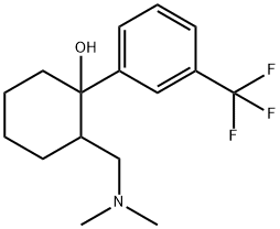 2-(Dimethylaminomethyl)-1-(m-trifluoromethylphenyl)cyclohexanol Structure