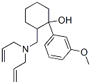 2-Diallylaminomethyl-1-(m-methoxyphenyl)cyclohexanol Structure