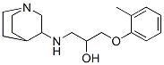 1-(3-Quinuclidinylamino)-3-(o-tolyloxy)-2-propanol Structure