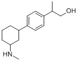 beta-Methyl-4-(3-(methylamino)cyclohexyl)benzeneethanol Structure