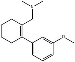 N,N-디메틸-2-(m-메톡시페닐)-1-시클로헥센-1-메탄아민 구조식 이미지