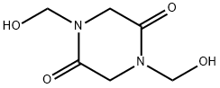 2,5-Piperazinedione,1,4-bis(hydroxymethyl)-(6CI,7CI,8CI,9CI) Structure