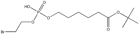 tert-부틸6-[O-(2-브로모에틸)포스포릴)히드록시헥사노에이트 구조식 이미지
