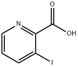 3-Iodopyridine-2-carboxylic acid 구조식 이미지