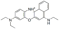 5-ethylamino-9- diethylaminobenzo(a)phenoxazinium Structure