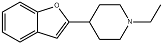 피페리딘,4-(2-벤조푸라닐)-1-에틸-(9CI) 구조식 이미지