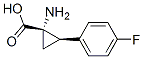 시클로프로판카르복실산,1-아미노-2-(4-플루오로페닐)-,시스-(9CI) 구조식 이미지