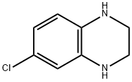 6-chloro-1,2,3,4-tetrahydroquinoxaline 구조식 이미지