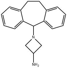 1-[10,11-Dihydro-5H-dibenzo[a,d]cyclohepten-5-yl]-3-azetidinamine 구조식 이미지