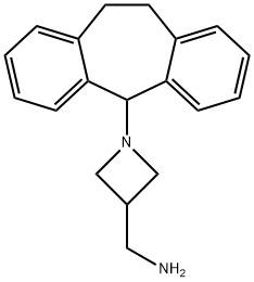 [1-[10,11-Dihydro-5H-dibenzo[a,d]cyclohepten-5-yl]-3-azetidinyl]methylamine Structure