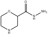 2-Morpholinecarboxylicacid,hydrazide(9CI) Structure