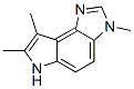 Pyrrolo[3,2-e]benzimidazole, 3,6-dihydro-3,7,8-trimethyl- (9CI) Structure