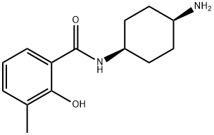 Benzamide, N-(cis-4-aminocyclohexyl)-2-hydroxy-3-methyl- (9CI) Structure