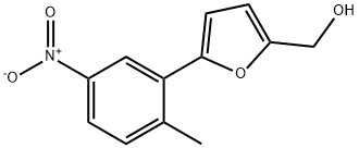 [5-(2-METHYL-5-NITRO-PHENYL)-FURAN-2-YL]-METHANOL Structure