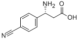 (R)-3-AMINO-3-(4-CYANO-PHENYL)-PROPIONIC ACID Structure