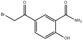 5-Bromoacetyl salicylamide 구조식 이미지