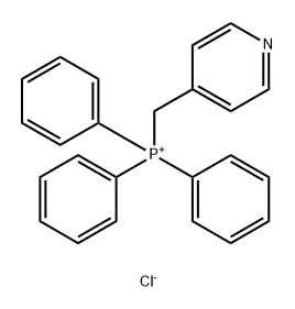 트리페닐(4-피리디닐메틸)-포스포늄클로라이드 구조식 이미지