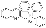 트리페닐(2-퀴놀리닐메틸)-포스포늄브로마이드 구조식 이미지