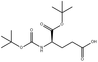 BOC-D-GLU-OTBU Structure