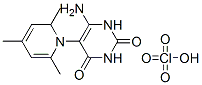 6-amino-5-(2,4,6-trimethylpyridin-1-yl)-1H-pyrimidine-2,4-dione perchl orate 구조식 이미지