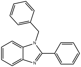 1-benzyl-2-phenylbenzimidazole 구조식 이미지