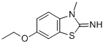 6-ETHOXY-3-METHYL-3H-BENZOTHIAZOL-2-YLIDENEAMINE Structure