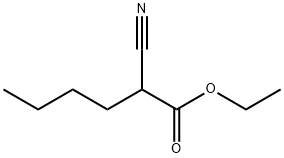 에틸2-시아노헥사노에이트 구조식 이미지