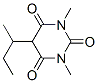 5-sec-Butyl-1,3-dimethyl-2,4,6(1H,3H,5H)-pyrimidinetrione 구조식 이미지