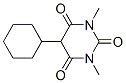 1,3-Dimethyl-5-cyclohexylbarbituric acid Structure