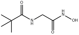 N-(pivaloyl)glycinohydroxamic acid Structure