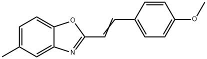 (E)-2-(4-Methoxystyryl)-5-methyl benzoxazole Structure