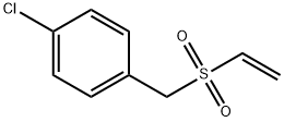 (p-클로로벤질)비닐술폰 구조식 이미지