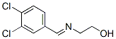 2-(3,4-Dichlorobenzylideneamino)ethanol Structure