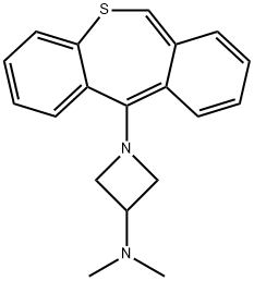 11-(3-디메틸아미노-1-아제티디닐)디벤조[b,e]티에핀 구조식 이미지