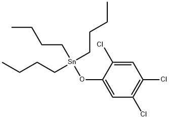 tributyl(2,4,5-trichlorophenoxy)stannane Structure