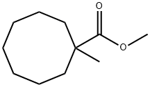 1-Methylcyclooctanecarboxylic acid methyl ester Structure