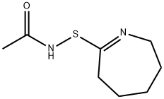 Acetamide,  N-[(3,4,5,6-tetrahydro-2H-azepin-7-yl)thio]- Structure