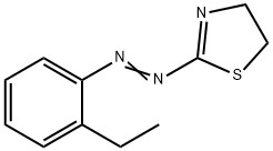 Thiazole, 2-[(2-ethylphenyl)azo]-4,5-dihydro- (9CI) Structure