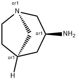 1-Azabicyclo[3.2.1]octan-3-amine,(3-endo)-(9CI) 구조식 이미지