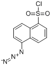 5-AZIDONAPHTHALENE-1-SULFONYL CHLORIDE Structure
